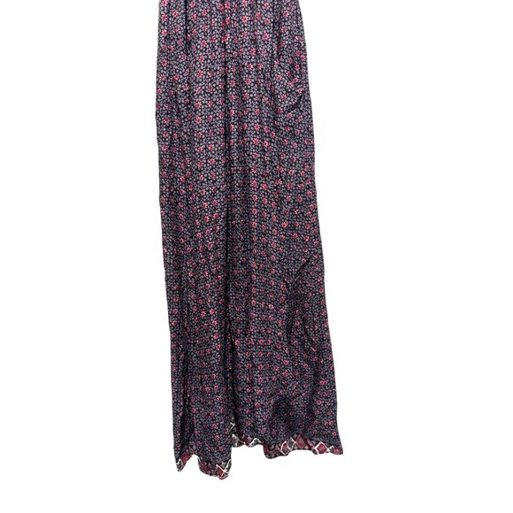 Natalie Martin Anthropologie Nico Wrap Maxi Dress Womens Medium Floral Draped - Picture 8 of 16